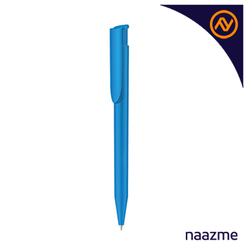 uma happy plastic pen - aqua blue